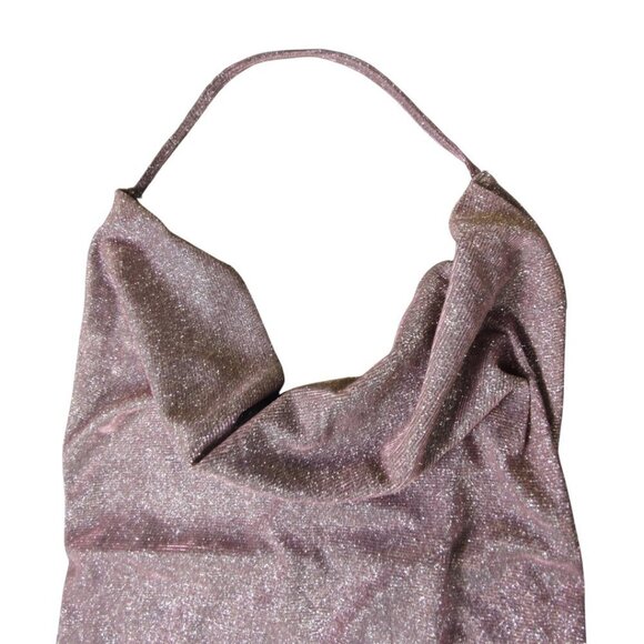 NWT Shein SXY Pink Sparkle Halter Dress - Picture 3 of 7